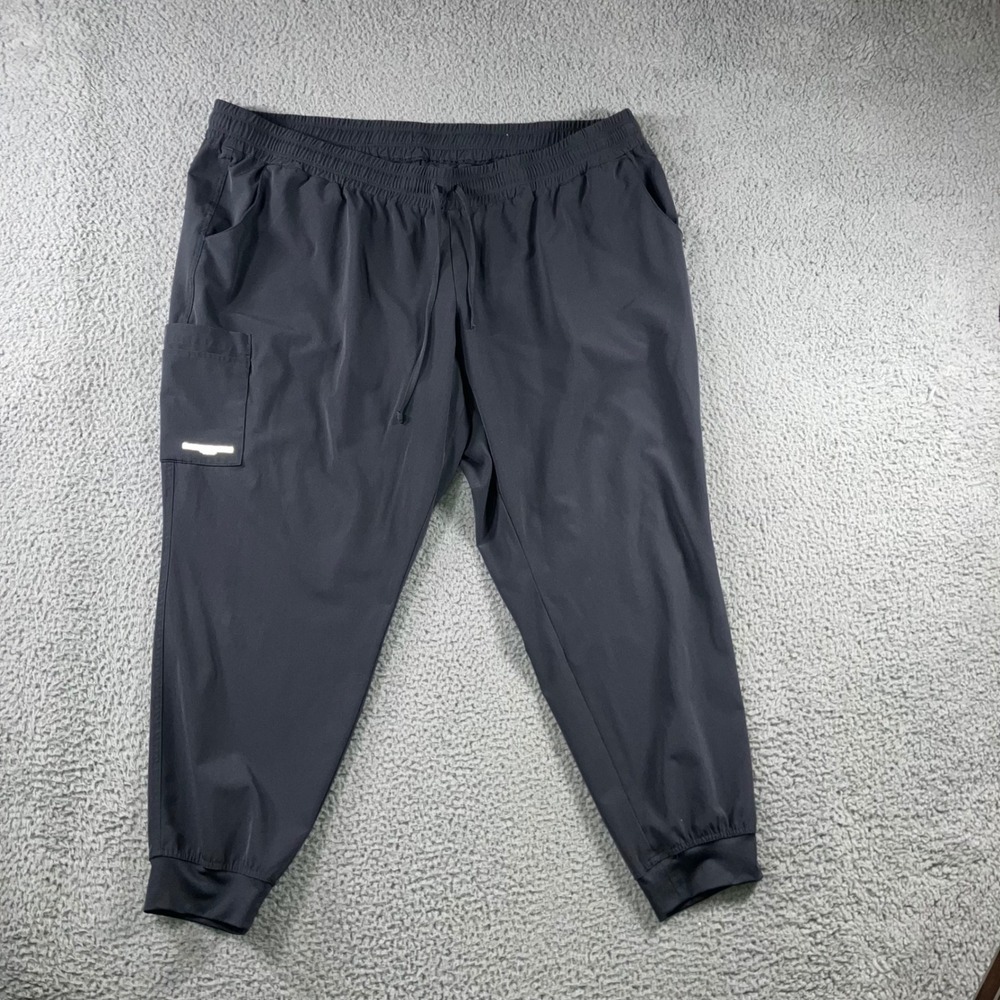 Skechers by Barco Scrubs Pants Women 4XL‎ Jogger Cargo Dark Gray Work Uniform